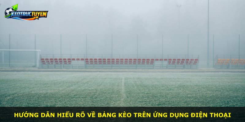 Hướng dẫn hiểu rõ về bảng kèo trên ứng dụng điện thoại