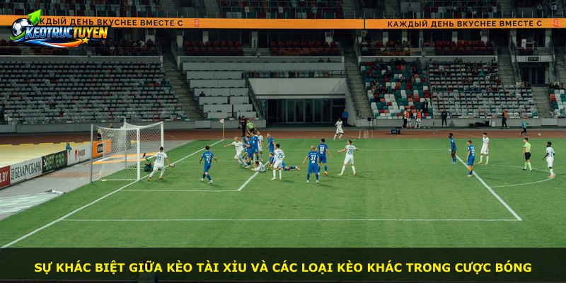 Sự khác biệt giữa kèo tài xỉu và các loại kèo khác trong cược bóng