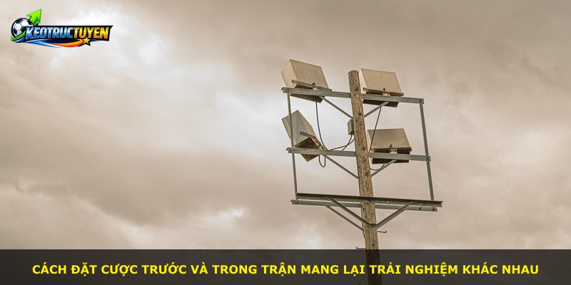Cách đặt cược trước và trong trận mang lại trải nghiệm khác nhau