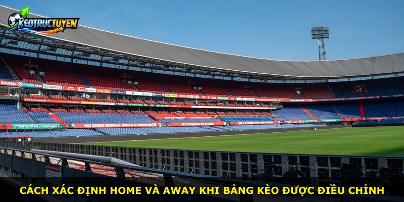 Cách xác định Home và Away khi bảng kèo được điều chỉnh