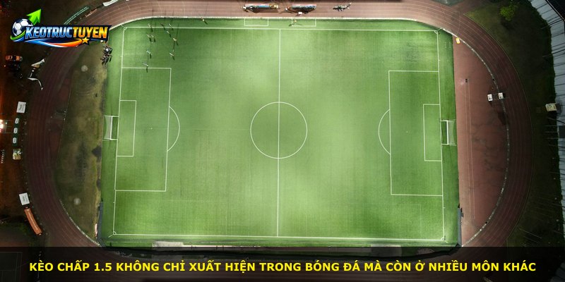Kèo chấp 1.5 không chỉ xuất hiện trong bóng đá mà còn ở nhiều môn khác