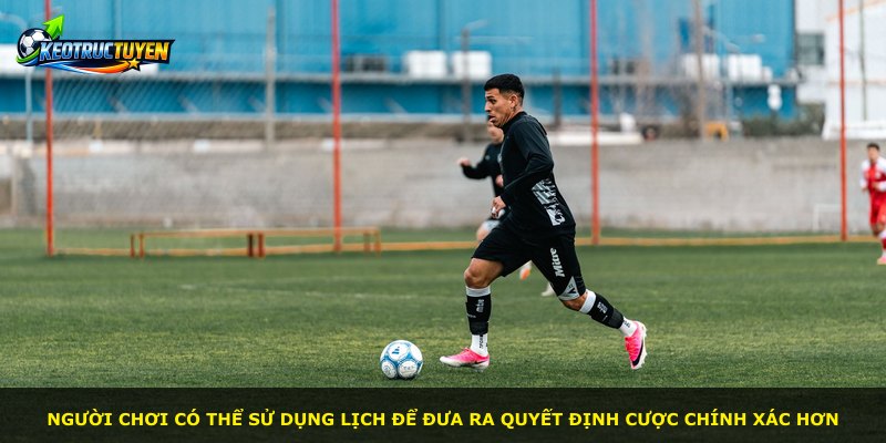 Người chơi có thể sử dụng lịch để đưa ra quyết định cược chính xác hơn